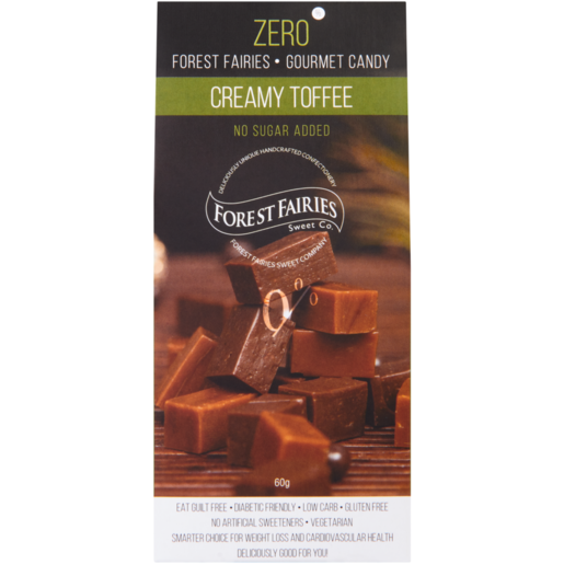 Forest Fairies Zero Creamy Toffee 60g 