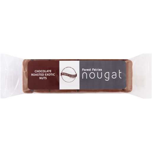 Forest Fairies Chocolate Roasted Exotic Nuts Nougat Bar 50g 