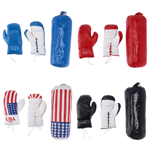 Boxing Training Set with Gloves (Assorted Item - Supplied At Random)