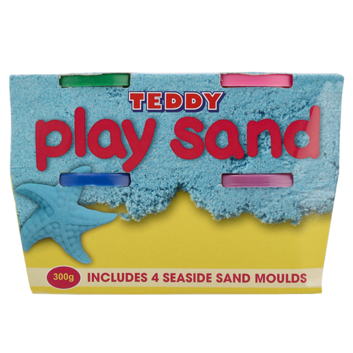 Teddy Seaside Play Sand 300g 4 Pack (Assorted Item - Supplied At Random)