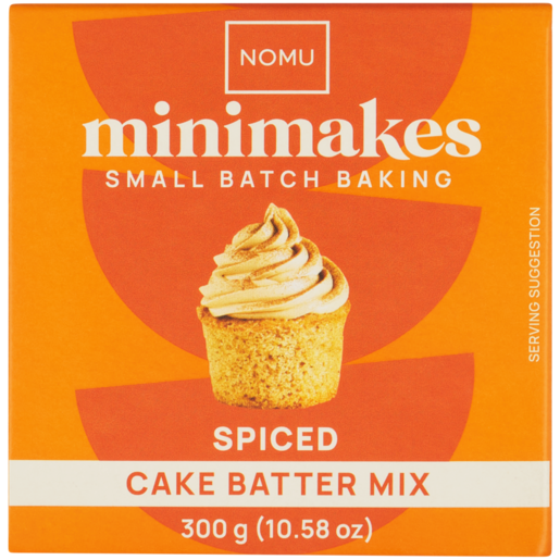 NOMU MiniMakes Spiced Cake Batter Mix 300g