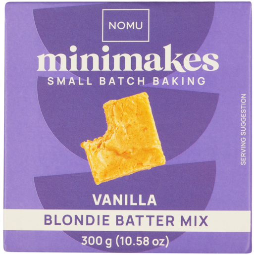 NOMU MiniMakes Vanilla Blondie Batter Mix 300g