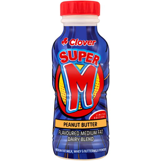 Clover Super M Peanut Butter Flavoured Milk 300ml