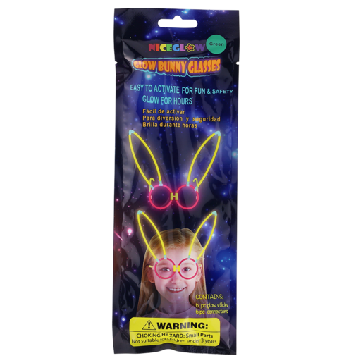 Glow In The Dark Bunny with Glasses