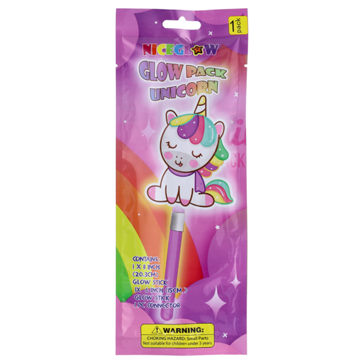 Glow In The Dark Unicorn Wand (Assorted Item - Supplied At Random)