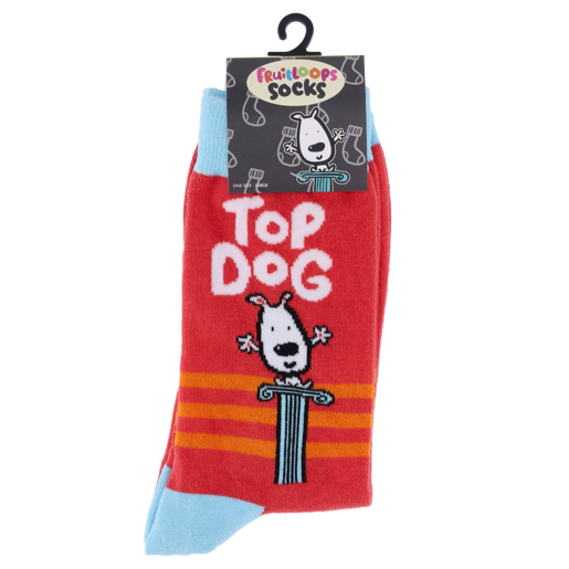 Fruit Loops Mid Calf Top Dog Socks