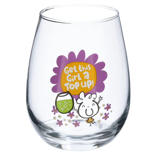 Fruit Loops Super Woman Stemless Glass