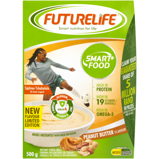 FUTURELIFE Smart Food Peanut Butter Flavour Instant Cereal Meal 500g 