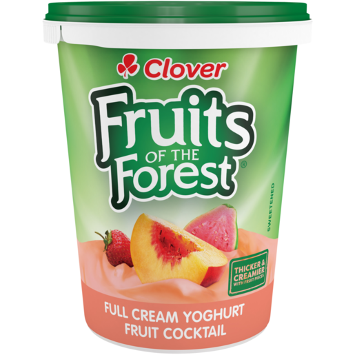 Clover Fruits of the Forest Fruit Cocktail Full Cream Yoghurt 500g