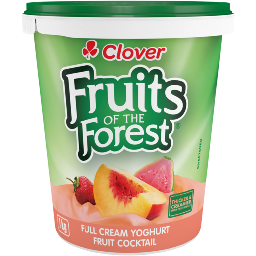 Clover Fruits of the Forest Fruit Cocktail Full Cream Yoghurt 1kg