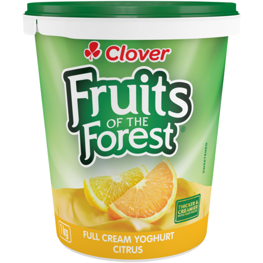 Clover Fruits of the Forest Citrus Full Cream Yoghurt 1kg