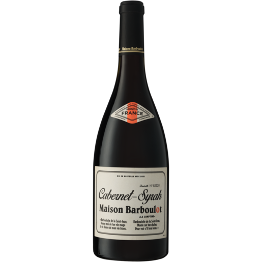 Maison Barboulot Cabernet Syrah Red Wine Bottle 750ml