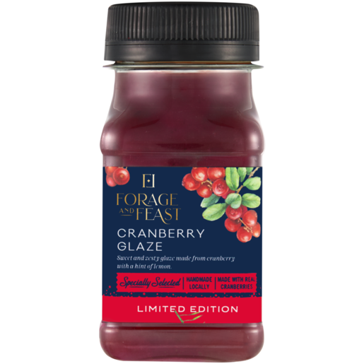 Forage And Feast Limited Edition Cranberry Glaze 130g