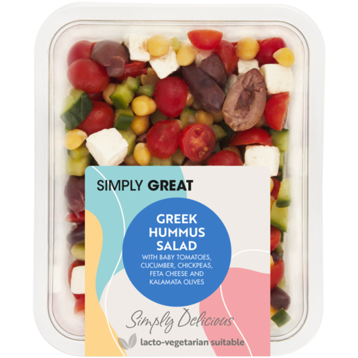 Simply Great Greek Hummus Salad 400g 