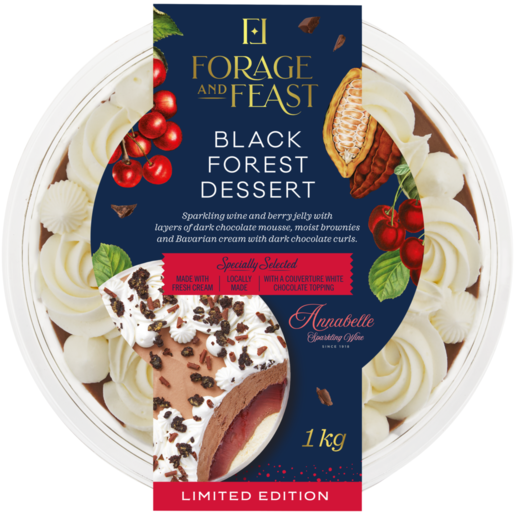 Forage And Feast Limited Edition Black Forest Dessert 1kg