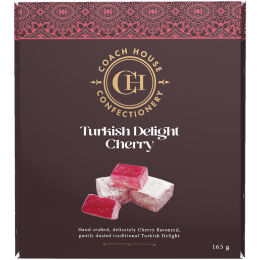 Beyers Coach House Confectionery Cherry Turkish Delight 165g