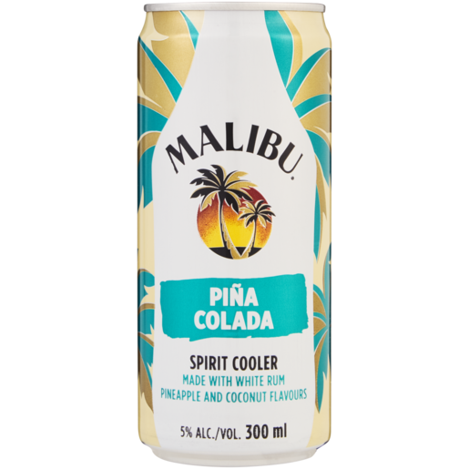 Malibu Piña Colada Spirit Cooler Can 300ml