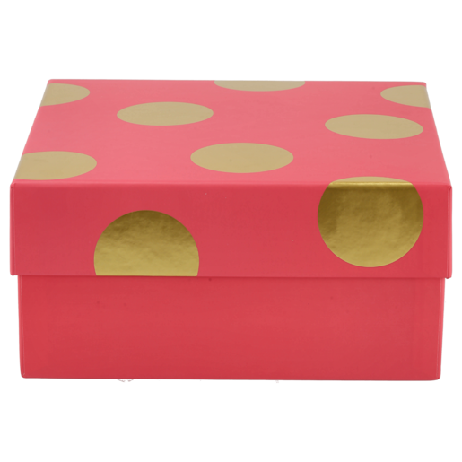Creative Pink & Gold Polka Dot Small Foil Gift Box