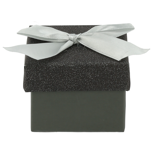 Creative Silver & Grey with Bow Small Jewellery Gift Box