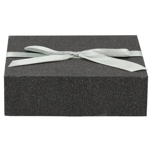 Creative Silver & Grey with Bow Medium Jewellery Gift Box