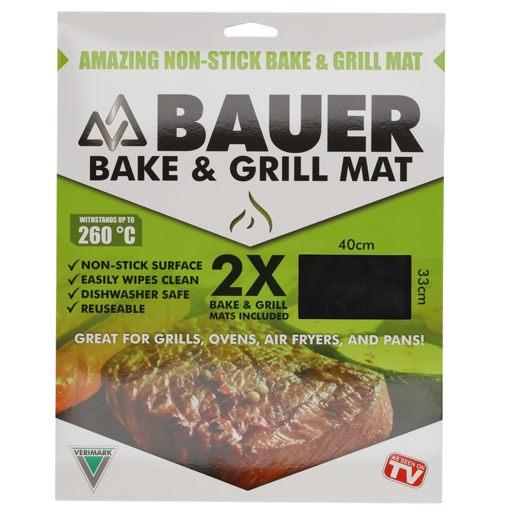 Bauer Bake & Grill Mats 2 Piece
