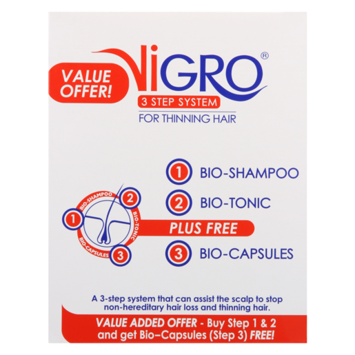 VIGRO 3-Step System For Hair Thinning 