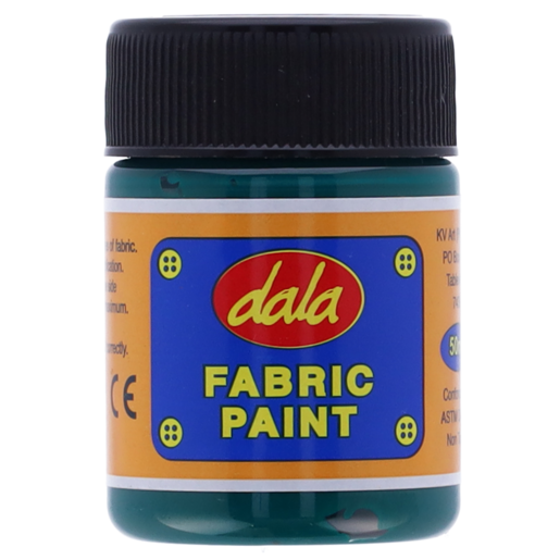 Dala Green Fabric Paint 50ml