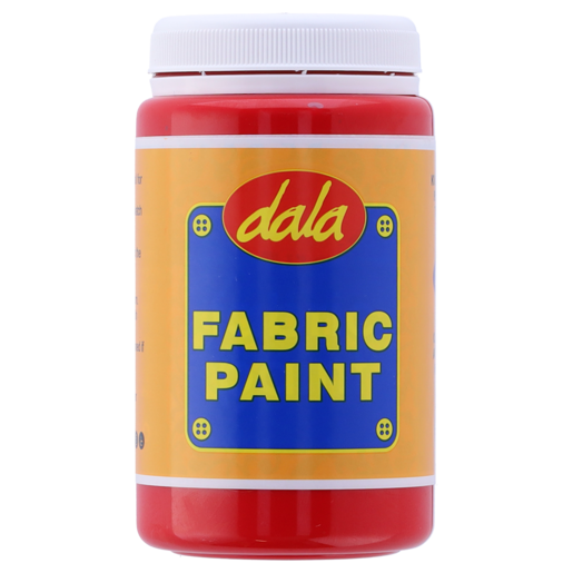 Dala Red Fabric Paint 250ml, Hobby & Craft Accessories, Hobbies & Crafts, Stationery & Newsagent, Household