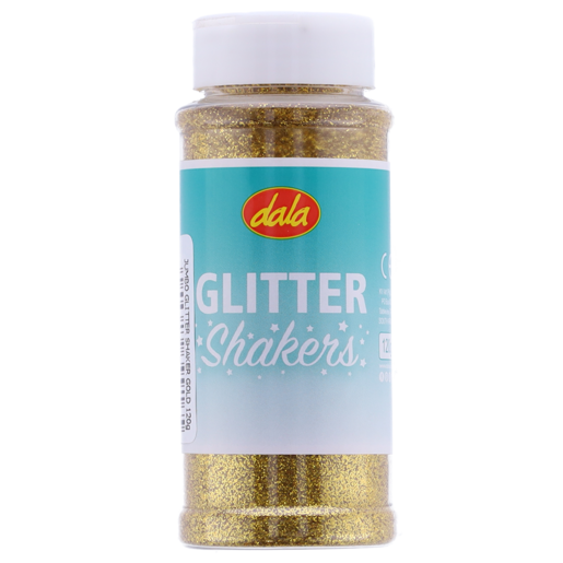 Dala Gold Jumbo Glitter Shakers 120g