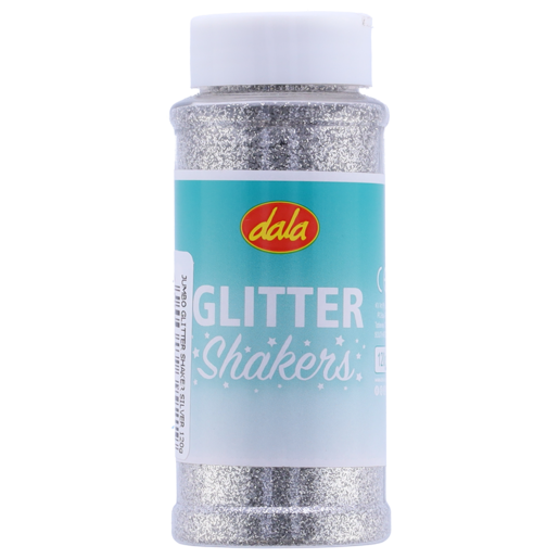 Dala Silver Jumbo Glitter Shakers 120g