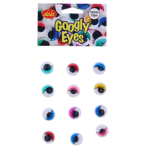 Dala Googly Eyes 12 Piece (Colour May Vary)