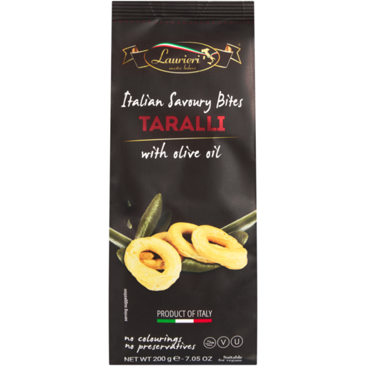 Laurieri Taralli With Olive Oil 200g 