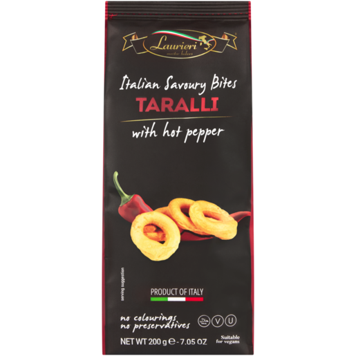 Laurieri Taralli With Hot Pepper 200g 