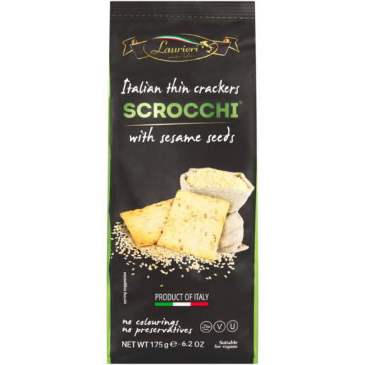 Laurieri Scrocchi with Sesame Seeds 175g 