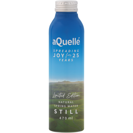 aQuellé Limited Edition Still Natural Spring Water 470ml