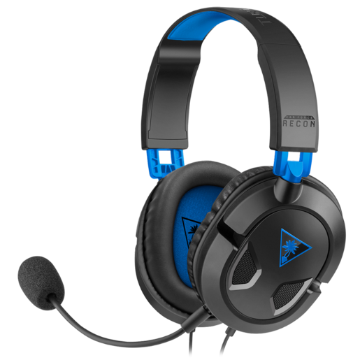 Turtle Beach Black & Blue Recon 50P Wired Gaming Headset