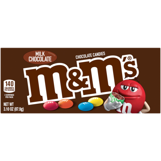 M&M's Milk Chocolate Candies 87.9g 