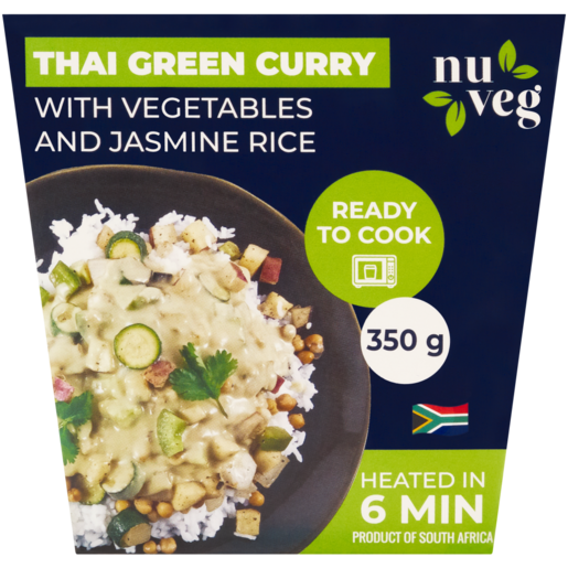 Nuveg Frozen Thai Green Curry 350g 