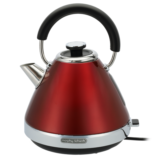 Morphy Richards Red Venture Pyramid Kettle 1.5L