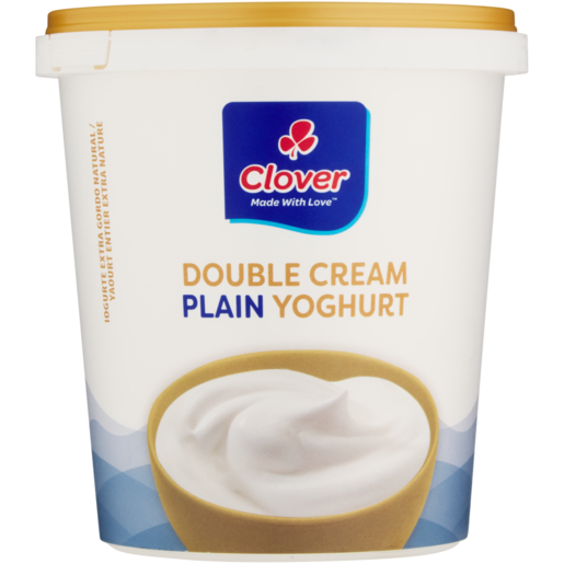 Clover Plain Double Cream Yoghurt 1kg