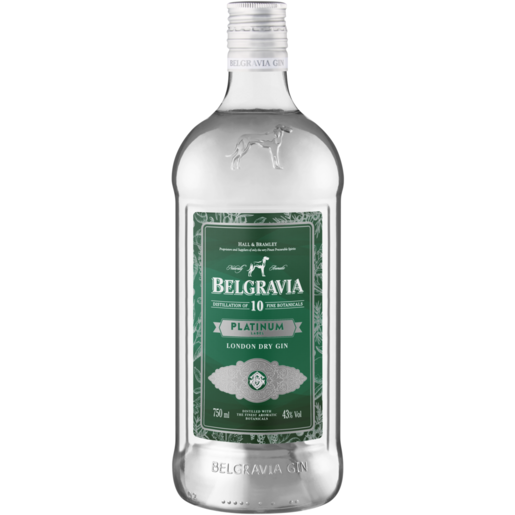 Belgravia Platinum Label London Dry Gin Bottle 750ml