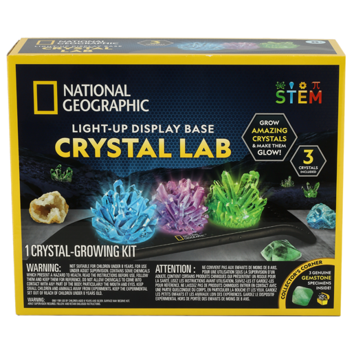 National Geographic Base with Light Crystal Lab