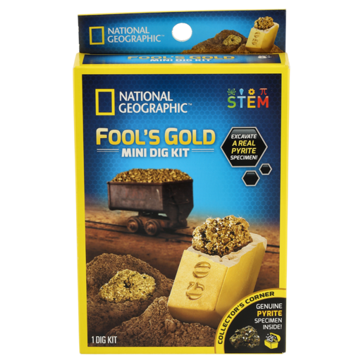 National Geographic Fool's Gold Mini Digging Kit