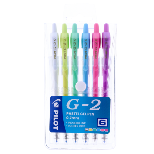 Pilot Pastel Gel Pens 6 Pack