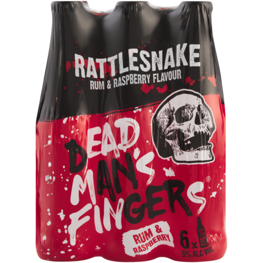 Dead Man’s Fingers Rattlesnake Spirit Cooler Bottles 6 x 275ml 
