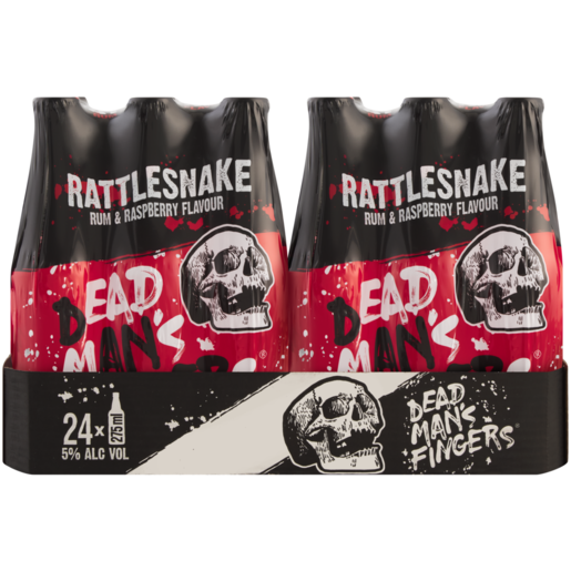 Dead Man’s Fingers Rattlesnake Rattlesnake Spirit Cooler Bottles 24 x 275ml 