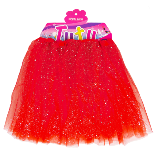 Party Xpress Dress Up 3 Layer Red Tutu