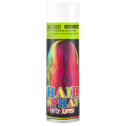 Party Xpress Dress Up Hair Spray Green 150ml