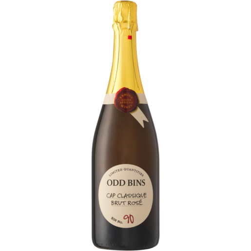 Odd Bins 90 Cap Classique Brut Rosé Wine Bottle 750ml
