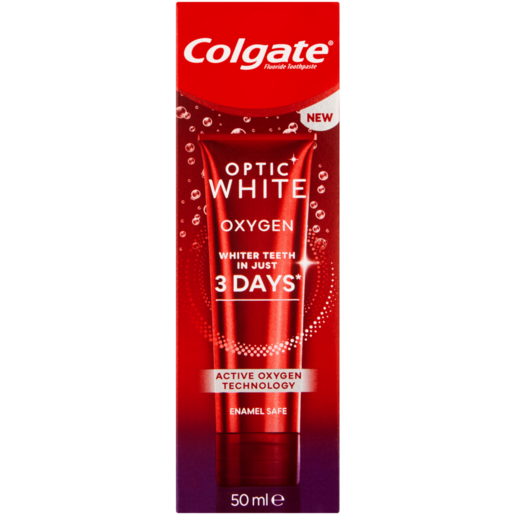 Colgate Optic White Oxygen Fluoride Toothpaste 50ml